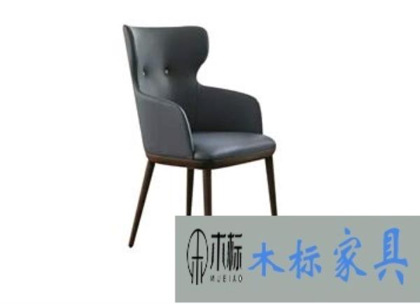 北歐簡約實(shí)木咖啡廳休閑椅